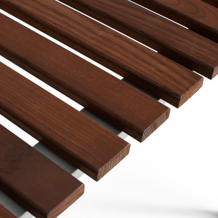 Table rectangulaire Traverse bois marron / 190 x 83 cm - Hay