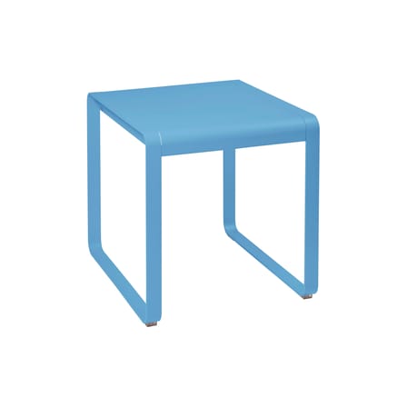 Tavolo rettangolare Bellevie metallo blu / 74 x 80 cm - Fermob
