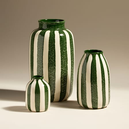Vase Riviera Large céramique vert / H 36 cm - Maison Sarah Lavoine