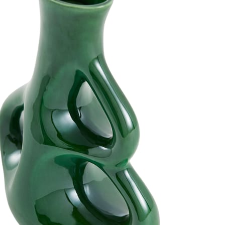 Vase Three Ears Small céramique vert / H 21 cm - POLSPOTTEN