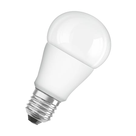 Ampoule LED E27  verre blanc / Standard dépolie - 10W=75W (2700K, blanc chaud) - Osram