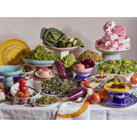 Assiette à dessert Feast céramique multicolore Small / Ø 19 cm - Serax