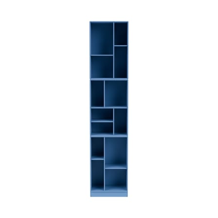 Bibliothèque Loom bois bleu / L 46.8 x P 30 x H 215.8 cm - MONTANA