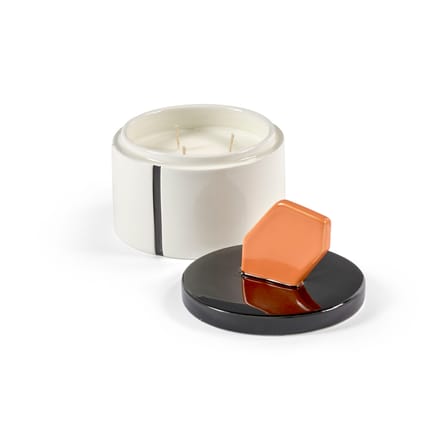 Bougie parfumée Candela 02 Medium céramique blanc / Ø 12,5 x H 13 cm - Serax
