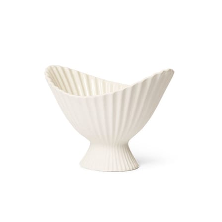 Coupe Fountain Small céramique blanc / 19 x 15 x H 13 cm - Ferm Living