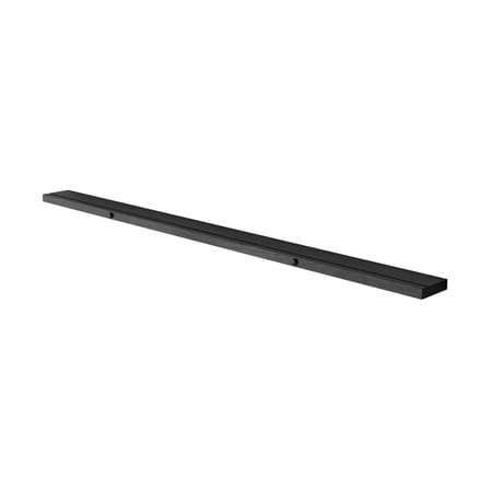 Etagère porte-cadres Gallery Shelf bois noir / L 115 x Prof. 8 cm - Rainurée / Seconde vie - MOEBE
