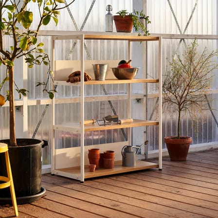 Étagère UNIT 3 métal blanc / H 110 x L 84 cm - TIPTOE