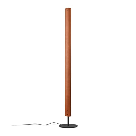 Lampadaire Seki-Han bois naturel / Réédition 1963 - H 168 cm - Flos