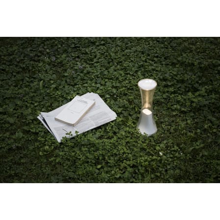 Lampe sans fil rechargeable Come Together plastique transparent cuivre métal / LED - Artemide