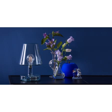 Lampe sans fil rechargeable Transloetje LED plastique gris / Ø 16 x H 25 cm - Fatboy