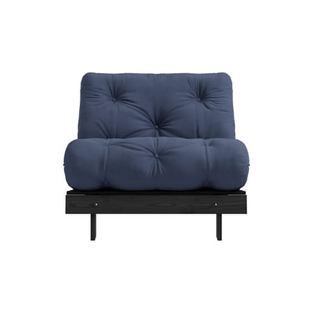 Fauteuil convertible Roots / Dormeuse & lit d'appoint - 3 positions / Structure noire - KARUP DESIGN