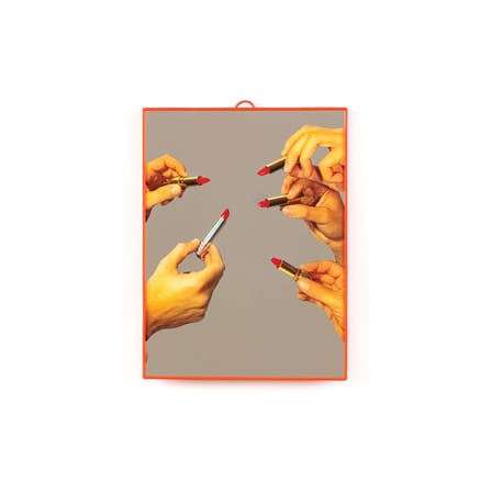 Miroir Toiletpaper plastique multicolore / Lipsticks - Medium H 30 cm - Seletti
