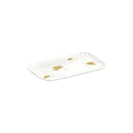 Plateau Estetico Quotidiano Anniversary céramique blanc / Medium - 18 x 27 cm - Seletti