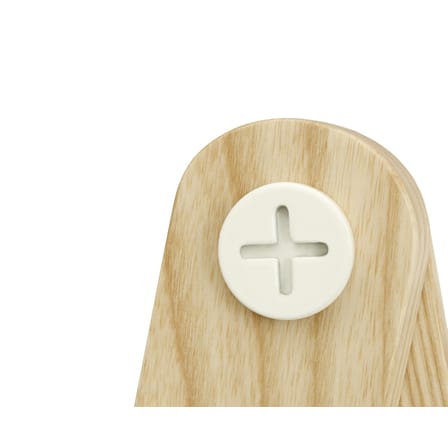 Portant Toj Large bois blanc / L 120 x H 160 cm - Normann Copenhagen