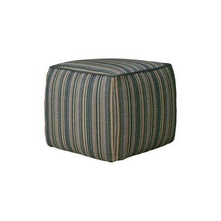 Pouf d'extérieur Zahara Outdoor tissu bleu - Ethnicraft
