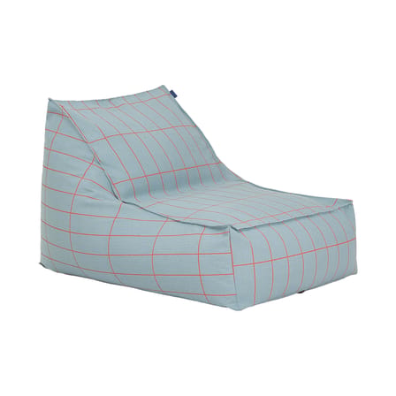 Pouf Vibes Long tessuto blu - NOBODINOZ
