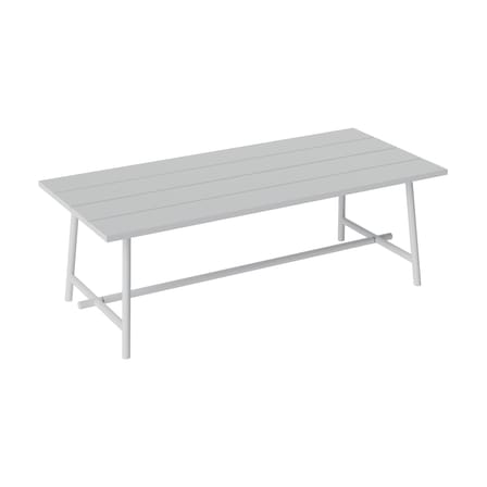 rechteckiger Tisch Fred's metall grau / 220 x 100 cm - 6 bis 8 Personen - Fatboy