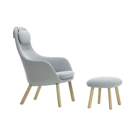 Set fauteuil & repose-pieds HAL Lounge / Jasper Morrison, 2021 - Vitra