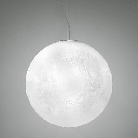 Suspension Murano plastique blanc / Ø 50 cm - Plastique effet verre givré - Slide