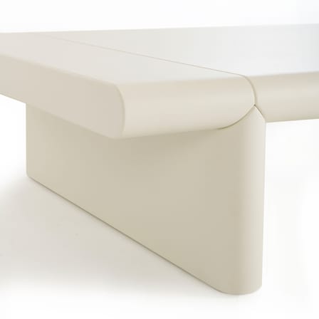 Table basse Zavolo 790 bois blanc / 84 x 120 cm - Zanotta