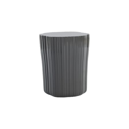 Table d'appoint Corteza plastique gris / 36 x 38 x H 48 cm - Kartell