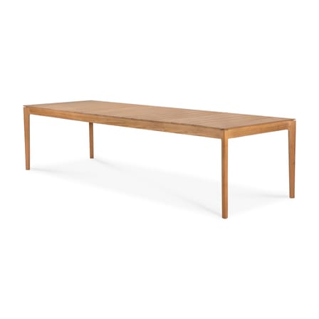 Table rectangulaire Bok OUTDOOR bois naturel / 300 x 110 cm - 12 personnes - Ethnicraft