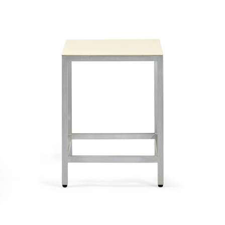 Tabouret Alu Stool métal blanc / Small - H 45 cm - valerie objects