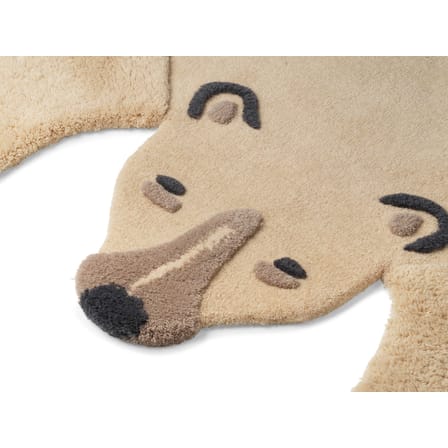 Tapis Animal  blanc / Ours polaire - 118 x 160 cm - Ferm Living