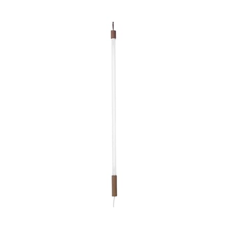 Applique avec prise Linea Wood verre blanc LED / L 134 cm - Seletti