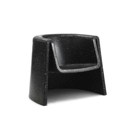 Bit Armchair plastic material black / Recycled - Normann Copenhagen