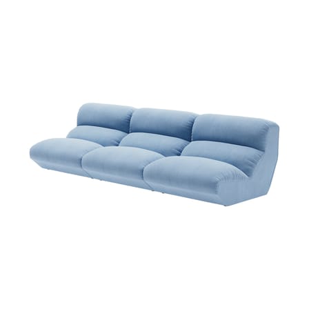 Canapé droit Hi Lo - Configuration B / 3 places - L 330 cm - Modulable - &tradition