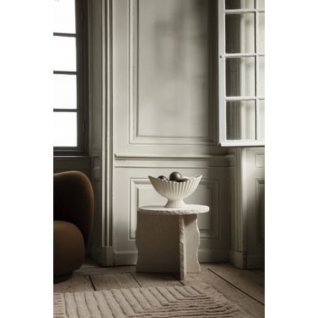 Coupe Fountain Large céramique blanc / 41 x 30 x H 24 cm - Ferm Living