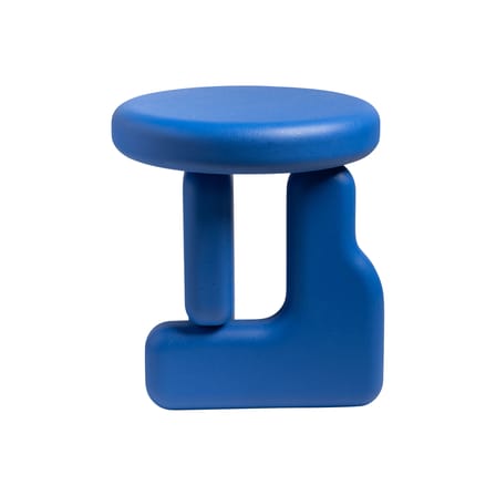 Plot End table wood blue / Ø 40 x h 45 cm - & klevering