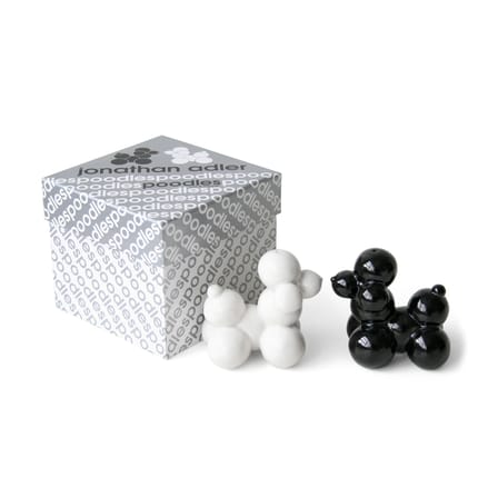 Ensemble salière et poivrière Poodle céramique - Jonathan Adler