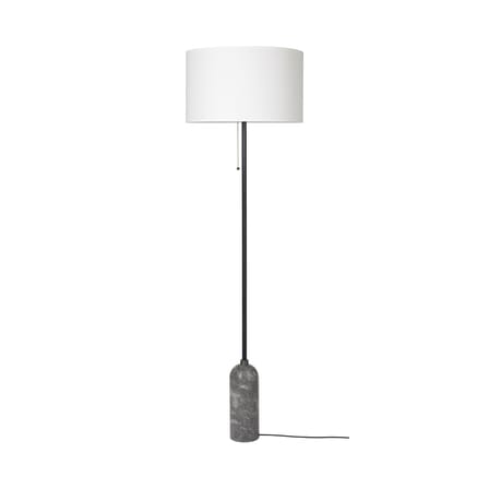 Lampadaire Gravity marbre gris / Ø 50 x H 168 cm - Gubi