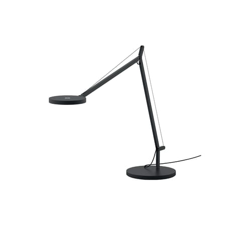 Lampe de table Demetra LED métal gris / Avec détecteur de présence - Artemide