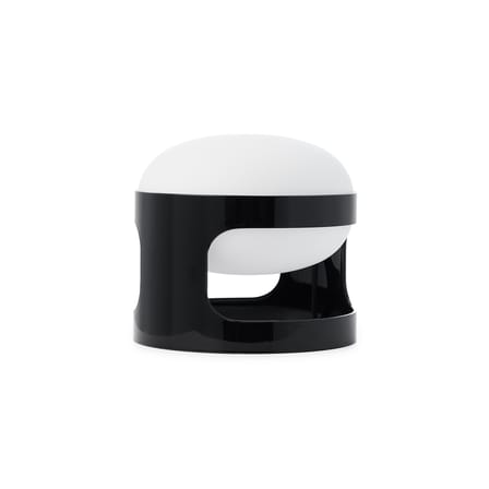 Lampe de table KD28 plastique noir / Joe Colombo, 1967 - Recyclé - Kartell