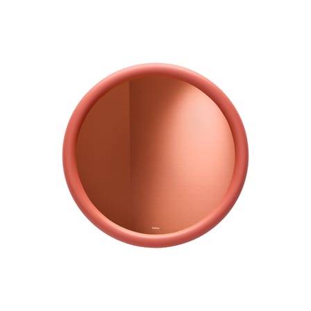 Miroir mural Mirage orange Halo / Verre coloré - Ø 60 cm - Fatboy