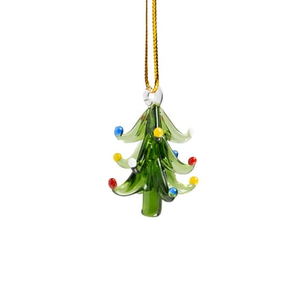 Palle di Natale Merry #2 vetro multicolore / Set da 3 - & klevering