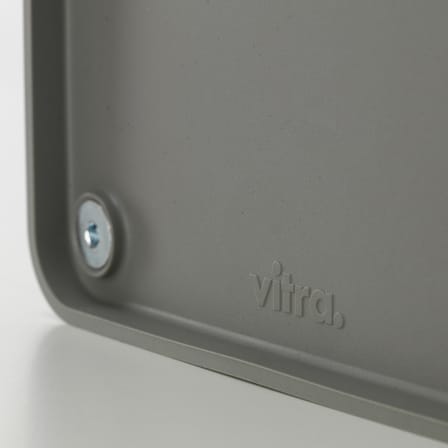 Panier Locker Box SMALL tissu gris / Organiseur de bureau - L 36,5 cm / Konstantin Grcic, 2021 - Vitra