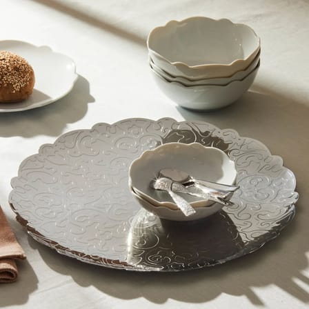 Plateau Dressed métal / Ø 35 cm - Alessi