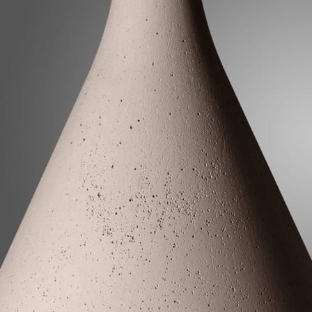 Suspension Aplomb  / Ciment - Ø 17 cm x H 36 cm / Câble 3,5 mètres - Foscarini