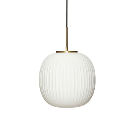 Suspension Serene verre blanc / Ø 32 cm - HÜBSCH