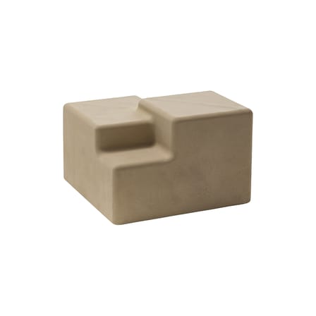 Table basse Matrix / 52 x 52 x H 38 cm - Béton - Mogg