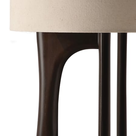 Flow Table lamp textile beige / H 53 cm - Ethnicraft