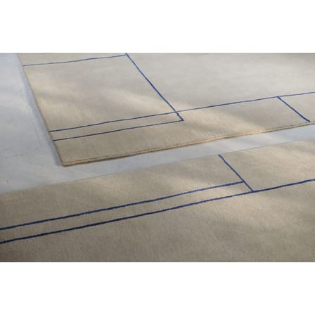 Tapis Cruise AP12  blanc beige / 200 x 300 cm - Tissé main - &tradition
