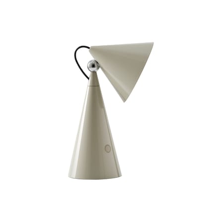 Pose LED Wireless rechargeable lamp plastic material beige / Orientable - Tom Dixon