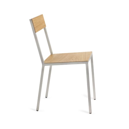 Chaise Alu Wood bois multicolore / Aluminium & chêne / Modèle d'expo - valerie objects