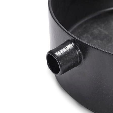 Auflaufform FCK Large keramik schwarz / Ø 25 x H 9,8 cm - Serax