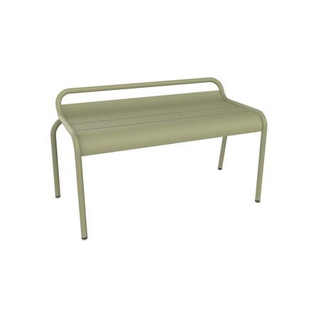 Banc empilable Luxembourg métal vert / Compact - 2 places / L 90 cm - Fermob